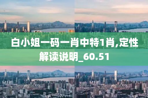 白小姐一码一肖中特1肖,定性解读说明_60.51