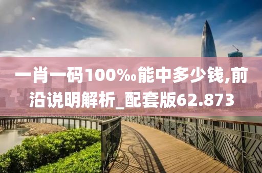 一肖一码100‰能中多少钱,前沿说明解析_配套版62.873