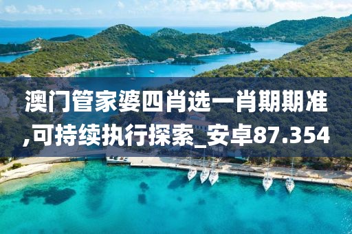 澳门管家婆四肖选一肖期期准,可持续执行探索_安卓87.354