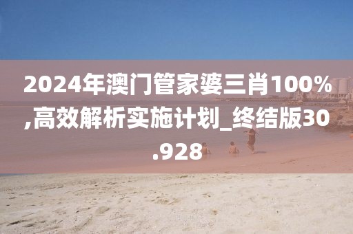 2024年澳门管家婆三肖100%,高效解析实施计划_终结版30.928