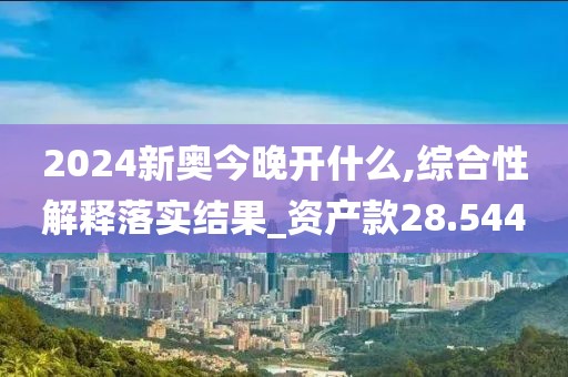 2024新奥今晚开什么,综合性解释落实结果_资产款28.544