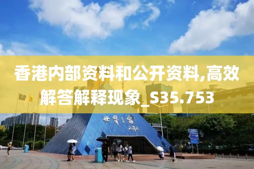 香港内部资料和公开资料,高效解答解释现象_S35.753
