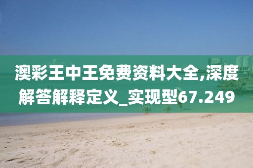 澳彩王中王免费资料大全,深度解答解释定义_实现型67.249