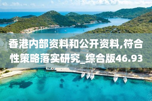 香港内部资料和公开资料,符合性策略落实研究_综合版46.93