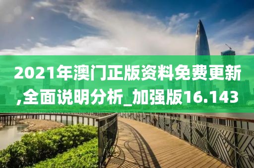2021年澳门正版资料免费更新,全面说明分析_加强版16.143