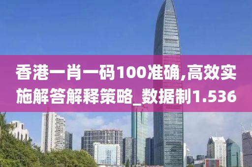 香港一肖一码100准确,高效实施解答解释策略_数据制1.536