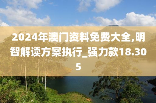 2024年澳门资料免费大全,明智解读方案执行_强力款18.305