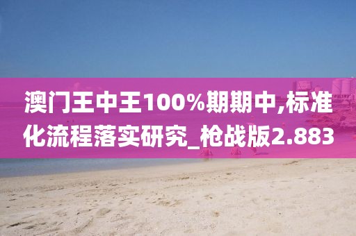 澳门王中王100%期期中,标准化流程落实研究_枪战版2.883