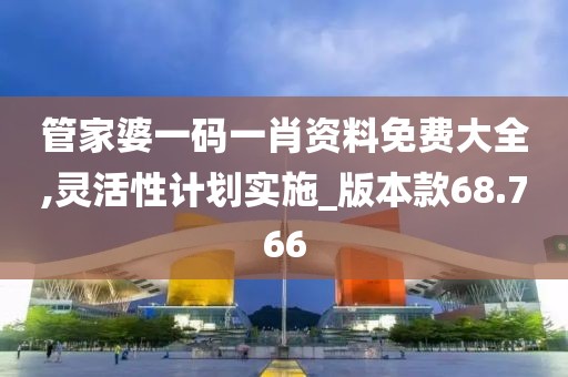 管家婆一码一肖资料免费大全,灵活性计划实施_版本款68.766