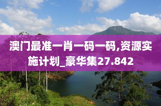 澳门最准一肖一码一码,资源实施计划_豪华集27.842