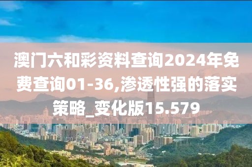 澳门六和彩资料查询2024年免费查询01-36,渗透性强的落实策略_变化版15.579