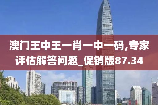 澳门王中王一肖一中一码,专家评估解答问题_促销版87.34