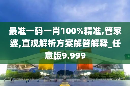 最准一码一肖100%精准,管家婆,直观解析方案解答解释_任意版9.999