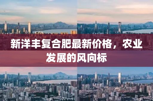 新洋丰复合肥最新价格，农业发展的风向标