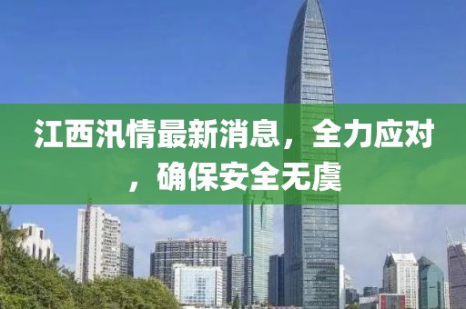 江西汛情最新消息，全力应对，确保安全无虞