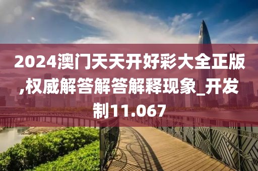 2024澳门天天开好彩大全正版,权威解答解答解释现象_开发制11.067