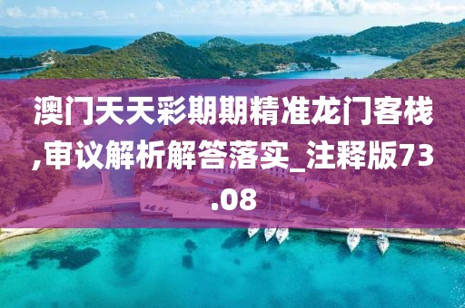 澳门天天彩期期精准龙门客栈,审议解析解答落实_注释版73.08