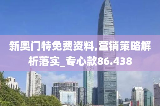 新奥门特免费资料,营销策略解析落实_专心款86.438