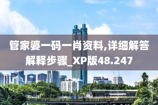 管家婆一码一肖资料,详细解答解释步骤_XP版48.247