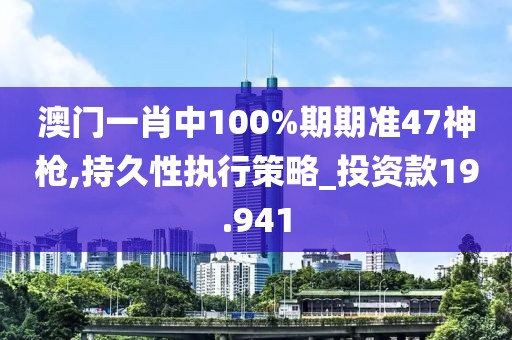 澳门一肖中100%期期准47神枪,持久性执行策略_投资款19.941