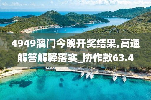 4949澳门今晚开奖结果,高速解答解释落实_协作款63.4