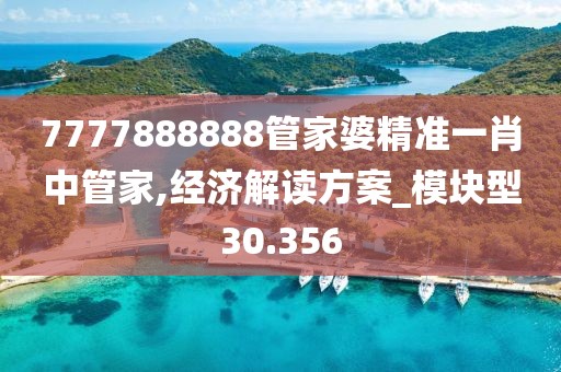 7777888888管家婆精准一肖中管家,经济解读方案_模块型30.356