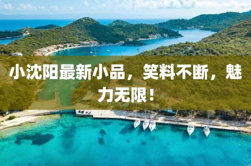 小沈阳最新小品，笑料不断，魅力无限！