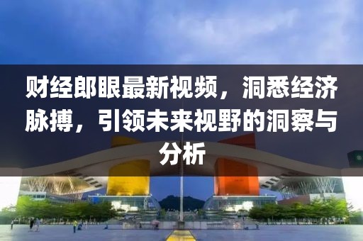 财经郎眼最新视频，洞悉经济脉搏，引领未来视野的洞察与分析