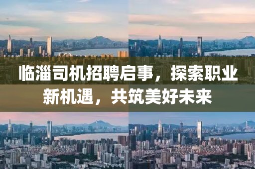 临淄司机招聘启事，探索职业新机遇，共筑美好未来