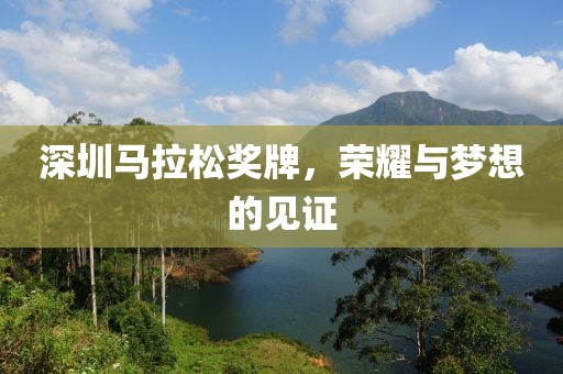 深圳马拉松奖牌，荣耀与梦想的见证