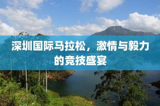 深圳国际马拉松，激情与毅力的竞技盛宴