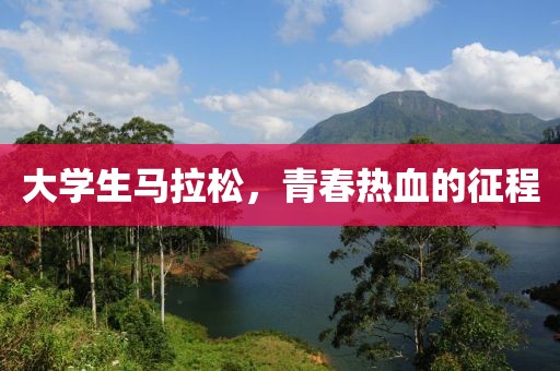 大学生马拉松，青春热血的征程