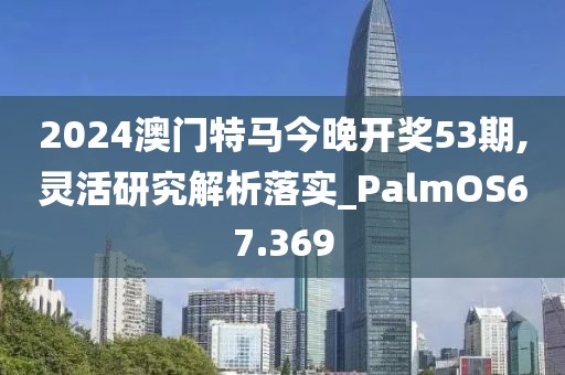 2024澳门特马今晚开奖53期,灵活研究解析落实_PalmOS67.369