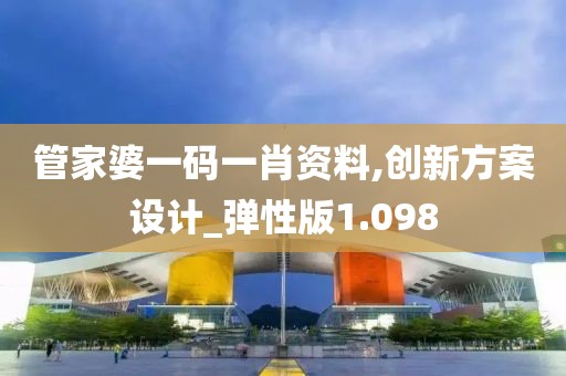 管家婆一码一肖资料,创新方案设计_弹性版1.098
