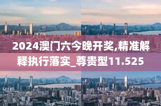 2024澳门六今晚开奖,精准解释执行落实_尊贵型11.525