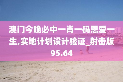 澳门今晚必中一肖一码恩爱一生,实地计划设计验证_射击版95.64