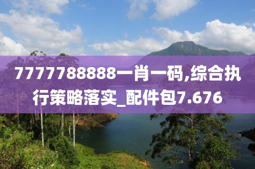 7777788888一肖一码,综合执行策略落实_配件包7.676