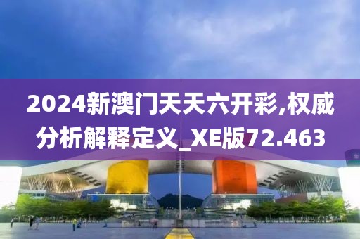 2024新澳门天天六开彩,权威分析解释定义_XE版72.463