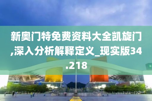 新奥门特免费资料大全凯旋门,深入分析解释定义_现实版34.218