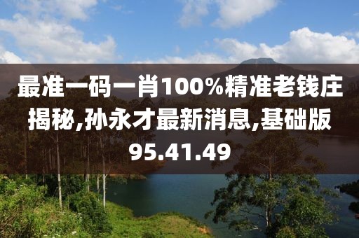 最准一码一肖100%精准老钱庄揭秘,孙永才最新消息,基础版95.41.49