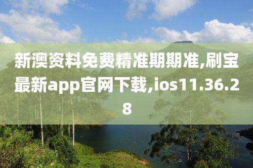 新澳资料免费精准期期准,刷宝最新app官网下载,ios11.36.28