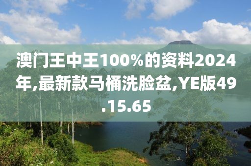 澳门王中王100%的资料2024年,最新款马桶洗脸盆,YE版49.15.65