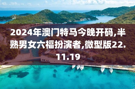 2024年澳门特马今晚开码,半熟男女六福扮演者,微型版22.11.19