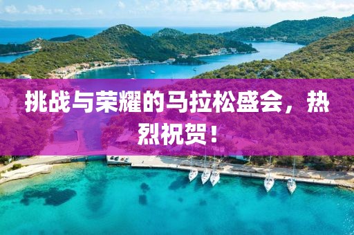 挑战与荣耀的马拉松盛会，热烈祝贺！