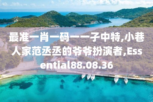 最准一肖一码一一孑中特,小巷人家范丞丞的爷爷扮演者,Essential88.08.36