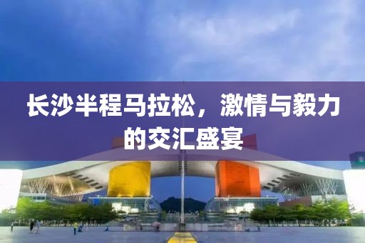 长沙半程马拉松，激情与毅力的交汇盛宴