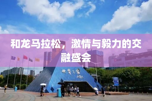 和龙马拉松，激情与毅力的交融盛会