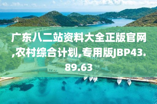 广东八二站资料大全正版官网,农村综合计划,专用版JBP43.89.63