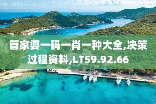 管家婆一码一肖一种大全,决策过程资料,LT59.92.66