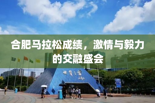合肥马拉松成绩，激情与毅力的交融盛会